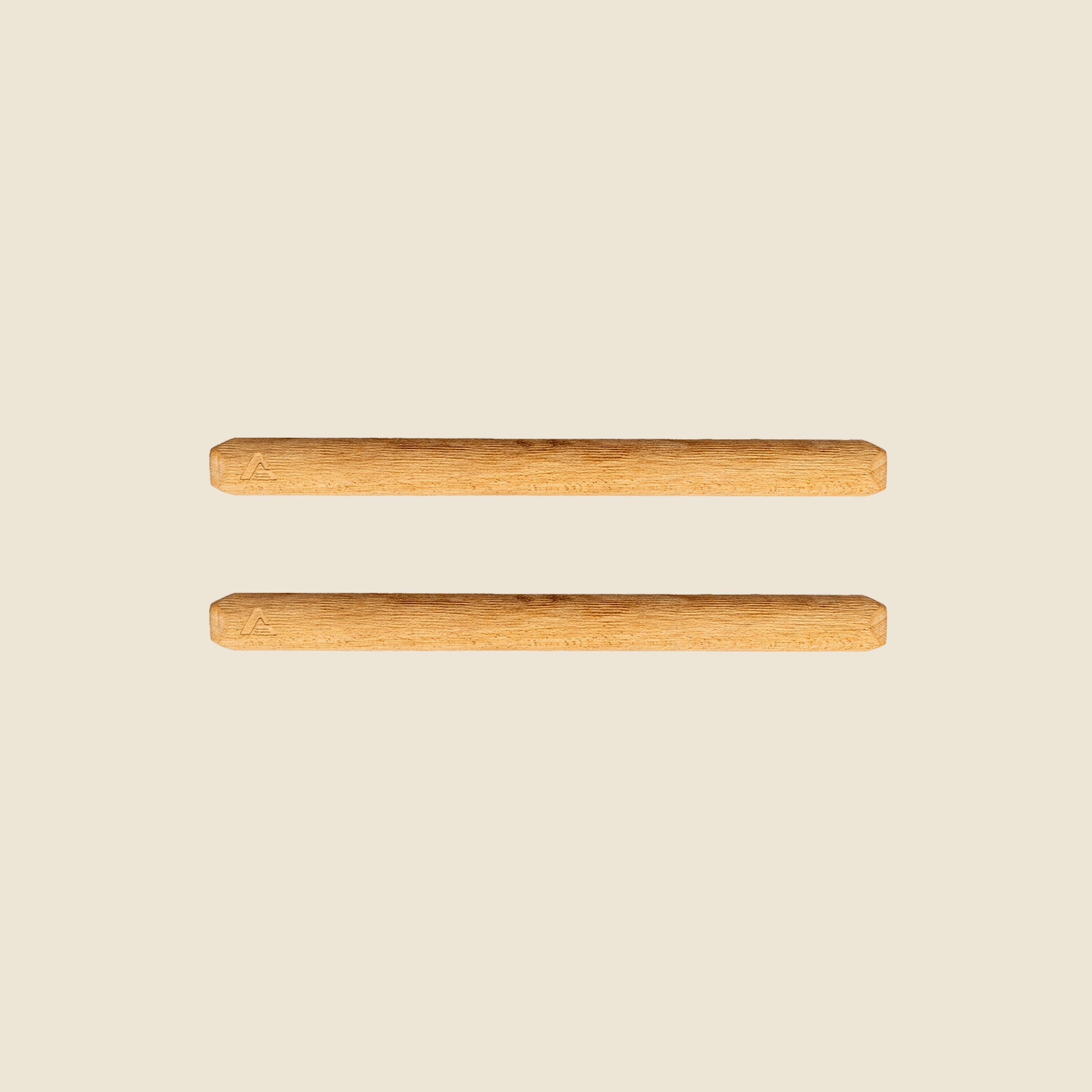 photo paire de barres peisma couleur bois longueur 40 centimètres