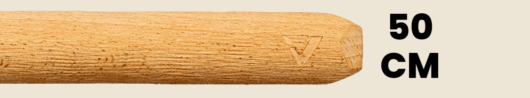 image des barres en bois de 50cm