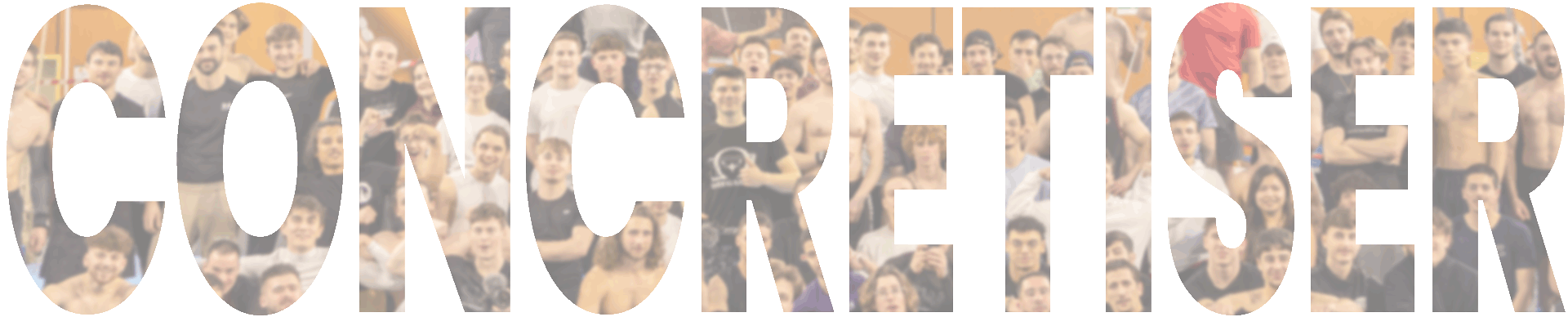 Image du texte concrétiser avec en fond une représentation de la communauté de Street Workout et callisthénie.