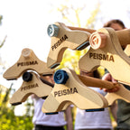photo de l'ensemble de la gamme des parallettes Peisma regroupées 